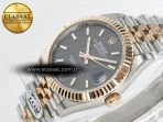 Rolex DateJust 278271 904L Steel Gray Diamonds Dial Stick Marker on SS/RG Cal.2236 - Görsel 6