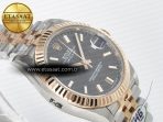 Rolex DateJust 278271 904L Steel Gray Diamonds Dial Stick Marker on SS/RG Cal.2236 - Görsel 7