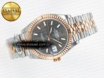 Rolex DateJust 278271 904L Steel Gray Diamonds Dial Stick Marker on SS/RG Cal.2236 - Görsel 8