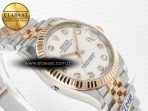 Rolex DateJust 278271 904L Steel White Diamonds Dial on SS/RG Cal.2236 - Görsel 7