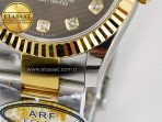 Rolex DateJust 31 278273 ARF 1:1 Best Edition 904L Steel Brown Diamonds Dial on SS/YG Oyster Bracelet ETA 2688 - Görsel 13