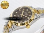 Rolex DateJust 31 278273 ARF 1:1 Best Edition 904L Steel Brown Diamonds Dial on SS/YG Oyster Bracelet ETA 2688 - Görsel 6