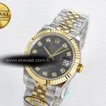Rolex DateJust 31 278273 ARF 1:1 Best Edition 904L Steel Gray Diamonds Dial on SS/YG Jubilee Bracelet ETA 2688