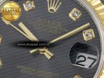 Rolex DateJust 31 278273 ARF 1:1 Best Edition 904L Steel Gray Diamonds Dial on SS/YG Jubilee Bracelet ETA 2688 - Görsel 10