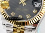 Rolex DateJust 31 278273 ARF 1:1 Best Edition 904L Steel Gray Diamonds Dial on SS/YG Jubilee Bracelet ETA 2688 - Görsel 12