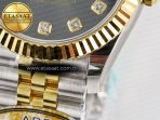 Rolex DateJust 31 278273 ARF 1:1 Best Edition 904L Steel Gray Diamonds Dial on SS/YG Jubilee Bracelet ETA 2688 - Görsel 13