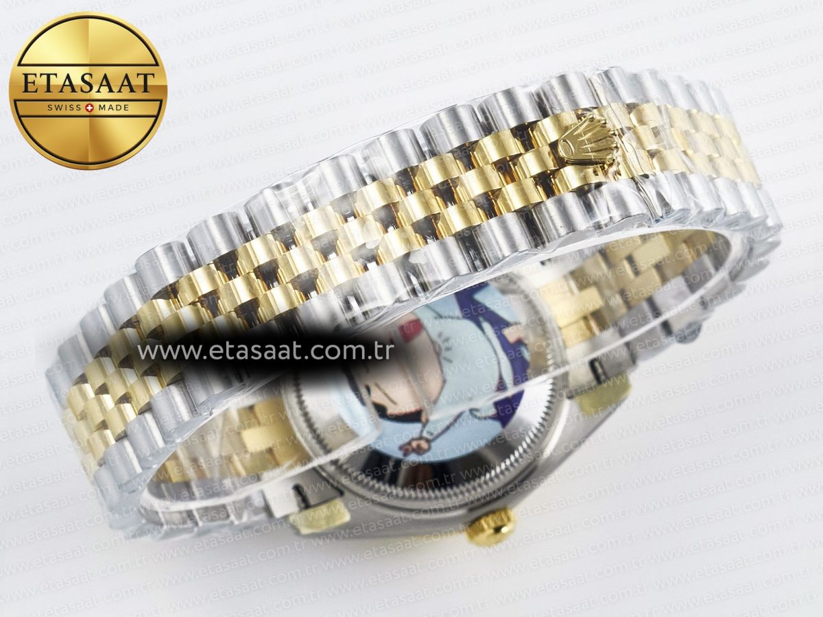 Rolex DateJust 31 278273 ARF 1:1 Best Edition 904L Steel Gray Diamonds Dial on SS/YG Jubilee Bracelet ETA 2688 - Görsel 16
