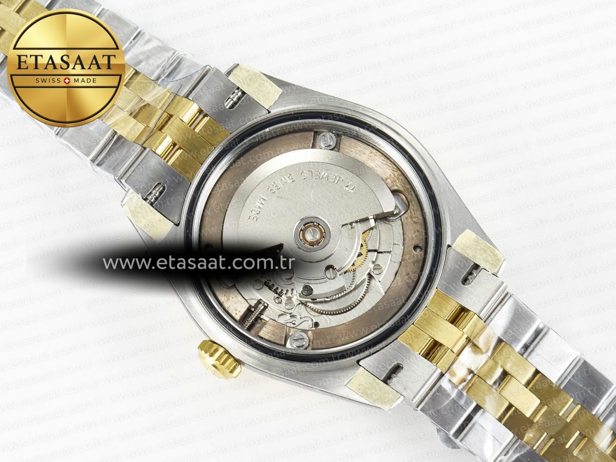 Rolex DateJust 31 278273 ARF 1:1 Best Edition 904L Steel Gray Diamonds Dial on SS/YG Jubilee Bracelet ETA 2688 - Görsel 19