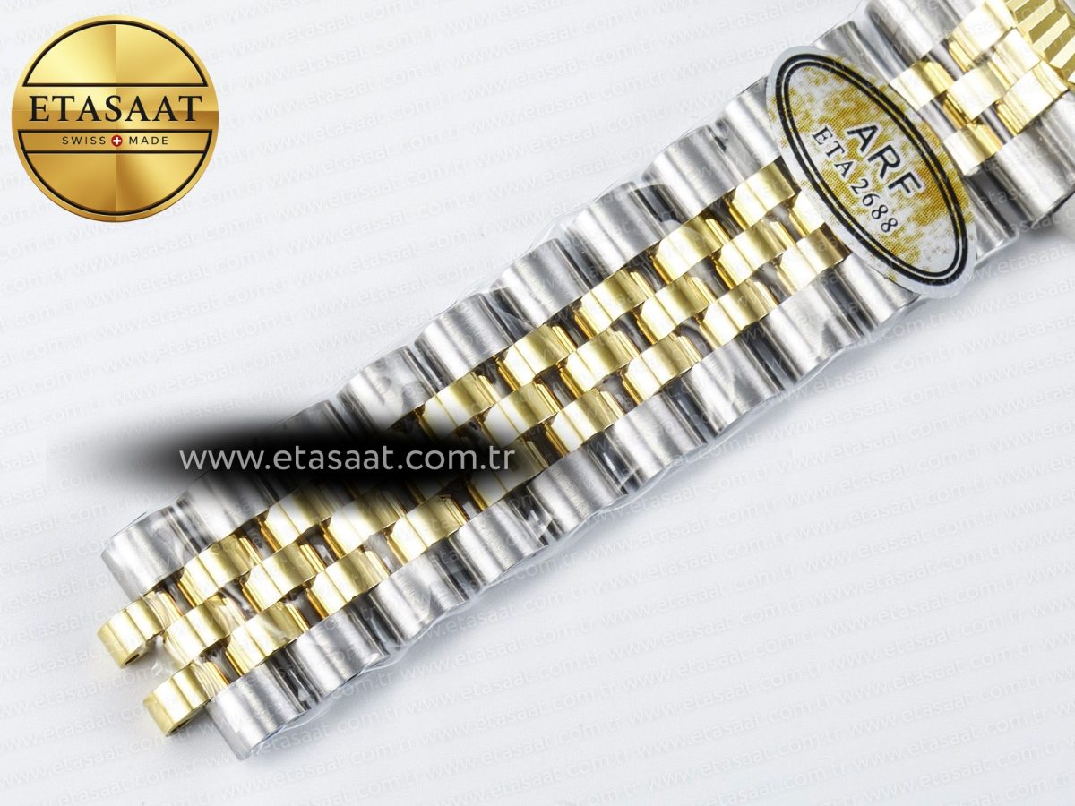 Rolex DateJust 31 278273 ARF 1:1 Best Edition 904L Steel Gray Diamonds Dial on SS/YG Jubilee Bracelet ETA 2688 - Görsel 24