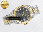 Rolex DateJust 31 278273 ARF 1:1 Best Edition 904L Steel Gray Diamonds Dial on SS/YG Jubilee Bracelet ETA 2688 - Görsel 8