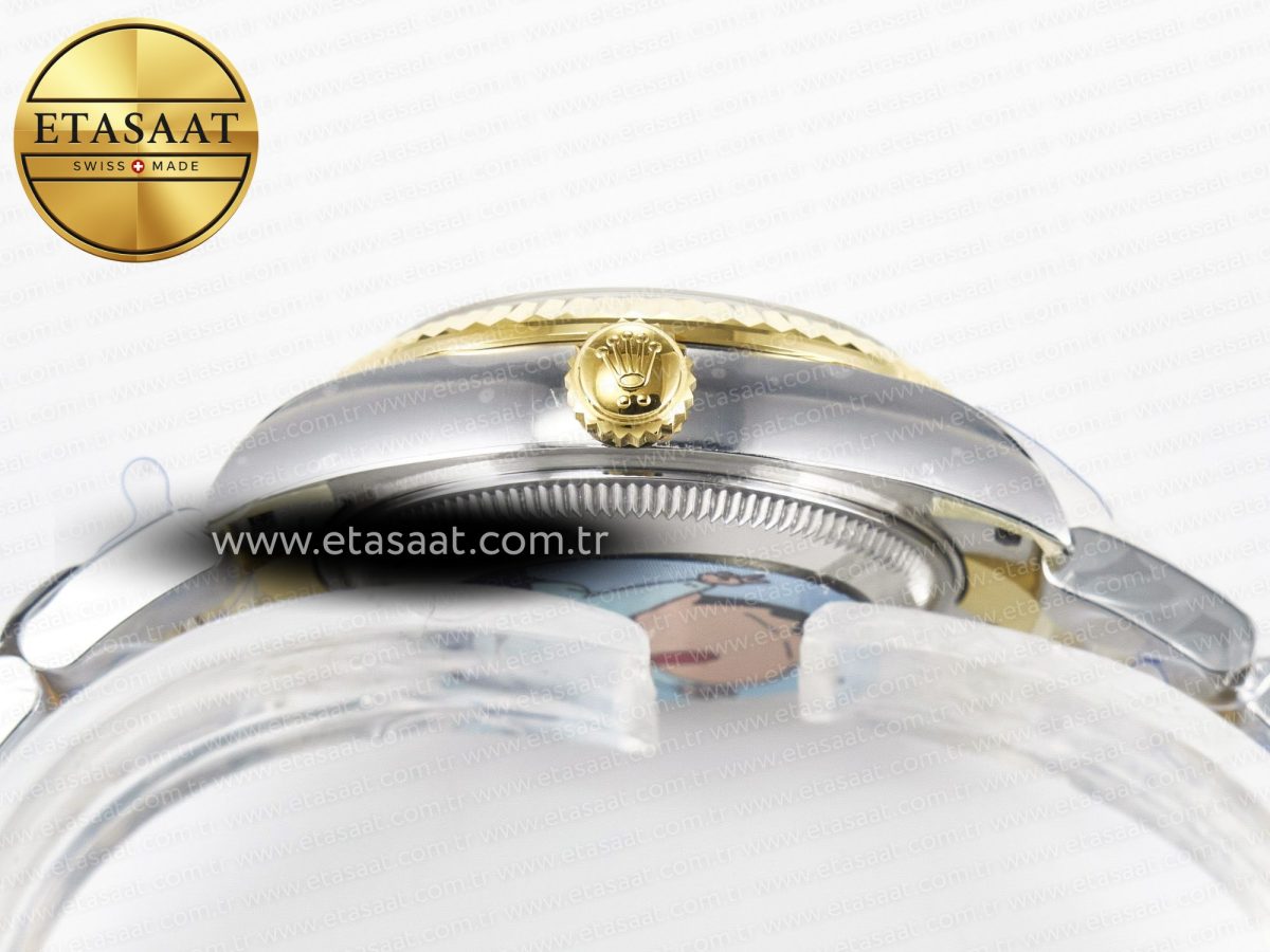 Rolex DateJust 31 278273 ARF 1:1 Best Edition 904L Steel Gray Diamonds Dial on SS/YG Oyster Bracelet ETA 2688 - Görsel 15