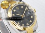 Rolex DateJust 31 278273 ARF 1:1 Best Edition 904L Steel Gray Diamonds Dial on SS/YG Oyster Bracelet ETA 2688 - Görsel 5