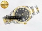 Rolex DateJust 31 278273 ARF 1:1 Best Edition 904L Steel Gray Diamonds Dial on SS/YG Oyster Bracelet ETA 2688 - Görsel 8