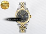 Rolex DateJust 31 278273 ARF 1:1 Best Edition 904L Steel Gray Roman Diamonds Dial on SS/YG Jubilee Bracelet ETA 2688 - Görsel 3