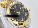 Rolex DateJust 31 278273 ARF 1:1 Best Edition 904L Steel Gray Roman Diamonds Dial on SS/YG Jubilee Bracelet ETA 2688 - Görsel 5