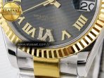 Rolex DateJust 31 278273 ARF 1:1 Best Edition 904L Steel Gray Roman Diamonds Dial on SS/YG Oyster Bracelet ETA 2688 - Görsel 12