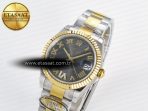 Rolex DateJust 31 278273 ARF 1:1 Best Edition 904L Steel Gray Roman Diamonds Dial on SS/YG Oyster Bracelet ETA 2688 - Görsel 2