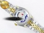 Rolex DateJust 31 278273 ARF 1:1 Best Edition 904L Steel Green Roman Diamonds Dial on SS/YG Jubilee Bracelet ETA 2688 - Görsel 17