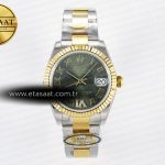 Rolex Datejust 31 278273 ARF Yeşil Roma Pırlantalı 2688 11 Eta Saat - Görsel 3 - 1:1 Süper Klon Saat
