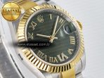 Rolex DateJust 31 278273 ARF 1:1 Best Edition 904L Steel Green Roman Diamonds Dial on SS/YG Oyster Bracelet ETA 2688 - Görsel 5