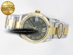 Rolex DateJust 31 278273 ARF 1:1 Best Edition 904L Steel Green Roman Diamonds Dial on SS/YG Oyster Bracelet ETA 2688 - Görsel 9