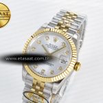 Rolex DateJust 31 278273 ARF 1:1 Best Edition 904L Steel Silver Diamonds Dial on SS/YG Jubilee Bracelet ETA 2688