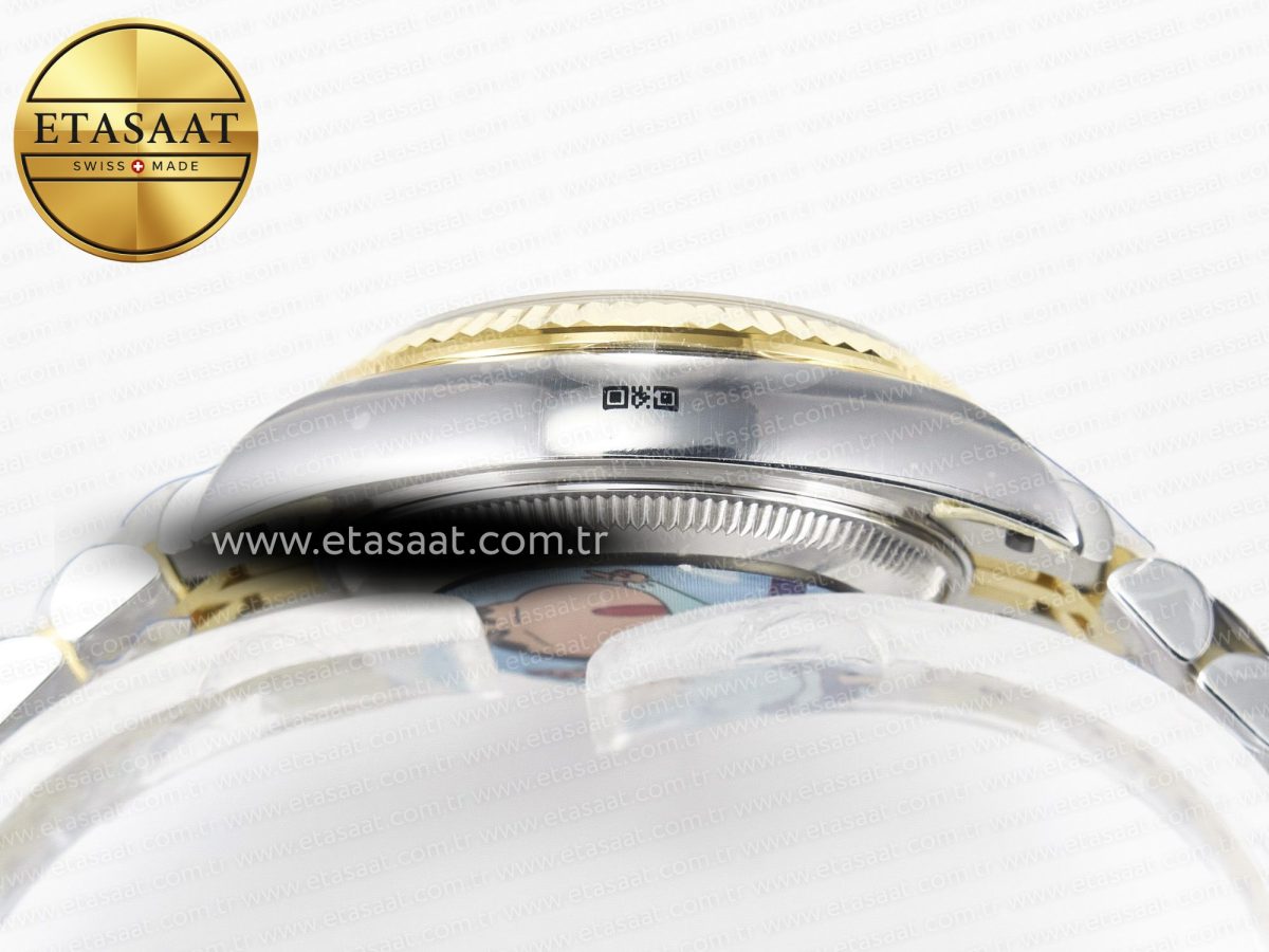 Rolex DateJust 31 278273 ARF 1:1 Best Edition 904L Steel Silver Diamonds Dial on SS/YG Jubilee Bracelet ETA 2688 - Görsel 14