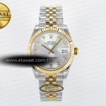 Rolex Datejust 31 278273 ARF Gümüş Pırlantalı Kadran 2688 Eta Saat - Görsel 3 - 1:1 Süper Klon Saat