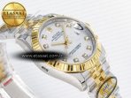 Rolex DateJust 31 278273 ARF 1:1 Best Edition 904L Steel Silver Diamonds Dial on SS/YG Jubilee Bracelet ETA 2688 - Görsel 7