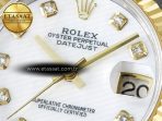 Rolex DateJust 31 278273 ARF 1:1 Best Edition 904L Steel White MOP Diamonds Dial on SS/YG Jubilee Bracelet ETA 2688 - Görsel 10