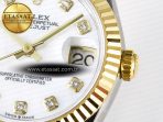Rolex DateJust 31 278273 ARF 1:1 Best Edition 904L Steel White MOP Diamonds Dial on SS/YG Jubilee Bracelet ETA 2688 - Görsel 11