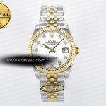 Rolex Datejust 31 278273 ARF Beyaz Sedef Pırlantalı 2688 Eta Saat - Görsel 3 - 1:1 Süper Klon Saat