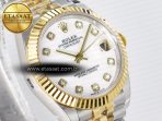 Rolex DateJust 31 278273 ARF 1:1 Best Edition 904L Steel White MOP Diamonds Dial on SS/YG Jubilee Bracelet ETA 2688 - Görsel 5
