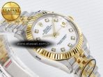 Rolex DateJust 31 278273 ARF 1:1 Best Edition 904L Steel White MOP Diamonds Dial on SS/YG Jubilee Bracelet ETA 2688 - Görsel 7