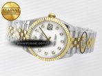 Rolex DateJust 31 278273 ARF 1:1 Best Edition 904L Steel White MOP Diamonds Dial on SS/YG Jubilee Bracelet ETA 2688 - Görsel 9