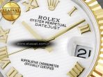 Rolex DateJust 31 278273 ARF 1:1 Best Edition 904L Steel White Roman Dial on SS/YG Jubilee Bracelet ETA 2688 - Görsel 10