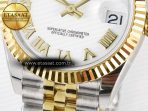 Rolex DateJust 31 278273 ARF 1:1 Best Edition 904L Steel White Roman Dial on SS/YG Jubilee Bracelet ETA 2688 - Görsel 12