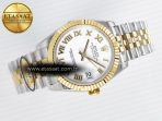 Rolex DateJust 31 278273 ARF 1:1 Best Edition 904L Steel White Roman Dial on SS/YG Jubilee Bracelet ETA 2688 - Görsel 8