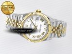 Rolex DateJust 31 278273 ARF 1:1 Best Edition 904L Steel White Roman Dial on SS/YG Jubilee Bracelet ETA 2688 - Görsel 9