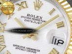 Rolex DateJust 31 278273 ARF 1:1 Best Edition 904L Steel White Roman Dial on SS/YG Oyster Bracelet ETA 2688 - Görsel 10
