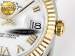 Rolex DateJust 31 278273 ARF 1:1 Best Edition 904L Steel White Roman Dial on SS/YG Oyster Bracelet ETA 2688 - Görsel 11