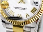 Rolex DateJust 31 278273 ARF 1:1 Best Edition 904L Steel White Roman Dial on SS/YG Oyster Bracelet ETA 2688 - Görsel 12