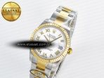 Rolex DateJust 31 278273 ARF 1:1 Best Edition 904L Steel White Roman Dial on SS/YG Oyster Bracelet ETA 2688 - Görsel 2