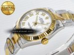 Rolex DateJust 31 278273 ARF 1:1 Best Edition 904L Steel White Roman Dial on SS/YG Oyster Bracelet ETA 2688 - Görsel 6