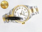 Rolex DateJust 31 278273 ARF 1:1 Best Edition 904L Steel White Roman Dial on SS/YG Oyster Bracelet ETA 2688 - Görsel 8