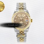 Rolex Datejust 31 278273 ARF Altın Kadran Çizgi İndeks 2688 Eta Saat - Görsel 3 - 1:1 Süper Klon Saat