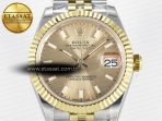 Rolex DateJust 31 278273 ARF 1:1 Best Edition 904L Steel YG Dial Stick Marker on SS/YG Jubilee Bracelet ETA 2688 - Görsel 4