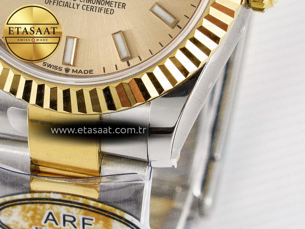 Rolex DateJust 31 278273 ARF 1:1 Best Edition 904L Steel YG Dial Stick Marker on SS/YG Oyster Bracelet ETA 2688 - Görsel 13