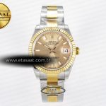 Rolex Datejust 31 278273 ARF Altın Kadran Çizgi İndeks 11 Eta Saat - Görsel 3 - 1:1 Süper Klon Saat