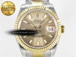 Rolex DateJust 31 278273 ARF 1:1 Best Edition 904L Steel YG Dial Stick Marker on SS/YG Oyster Bracelet ETA 2688 - Görsel 4